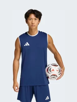 adidas Blue Entrada26 Sleeveless Jersey