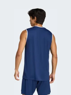 adidas Blue Entrada26 Sleeveless Jersey
