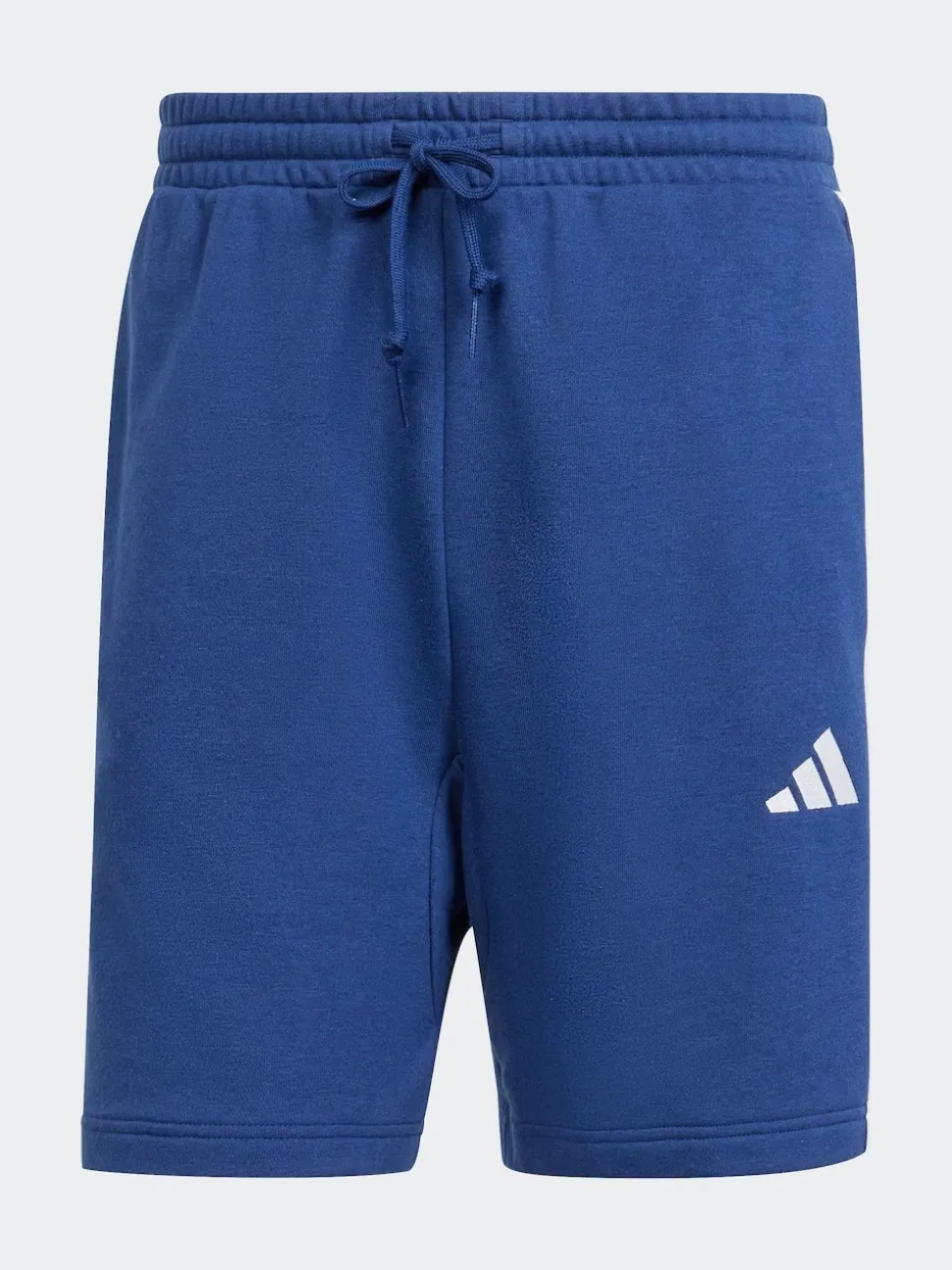 adidas Blue Essential 3-Stripes French Terry Shorts