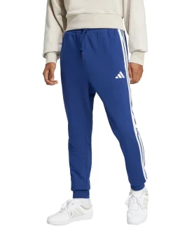 adidas Blue Essential 3-Stripes French Terry Joggers