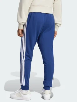 adidas Blue Essential 3-Stripes French Terry Joggers