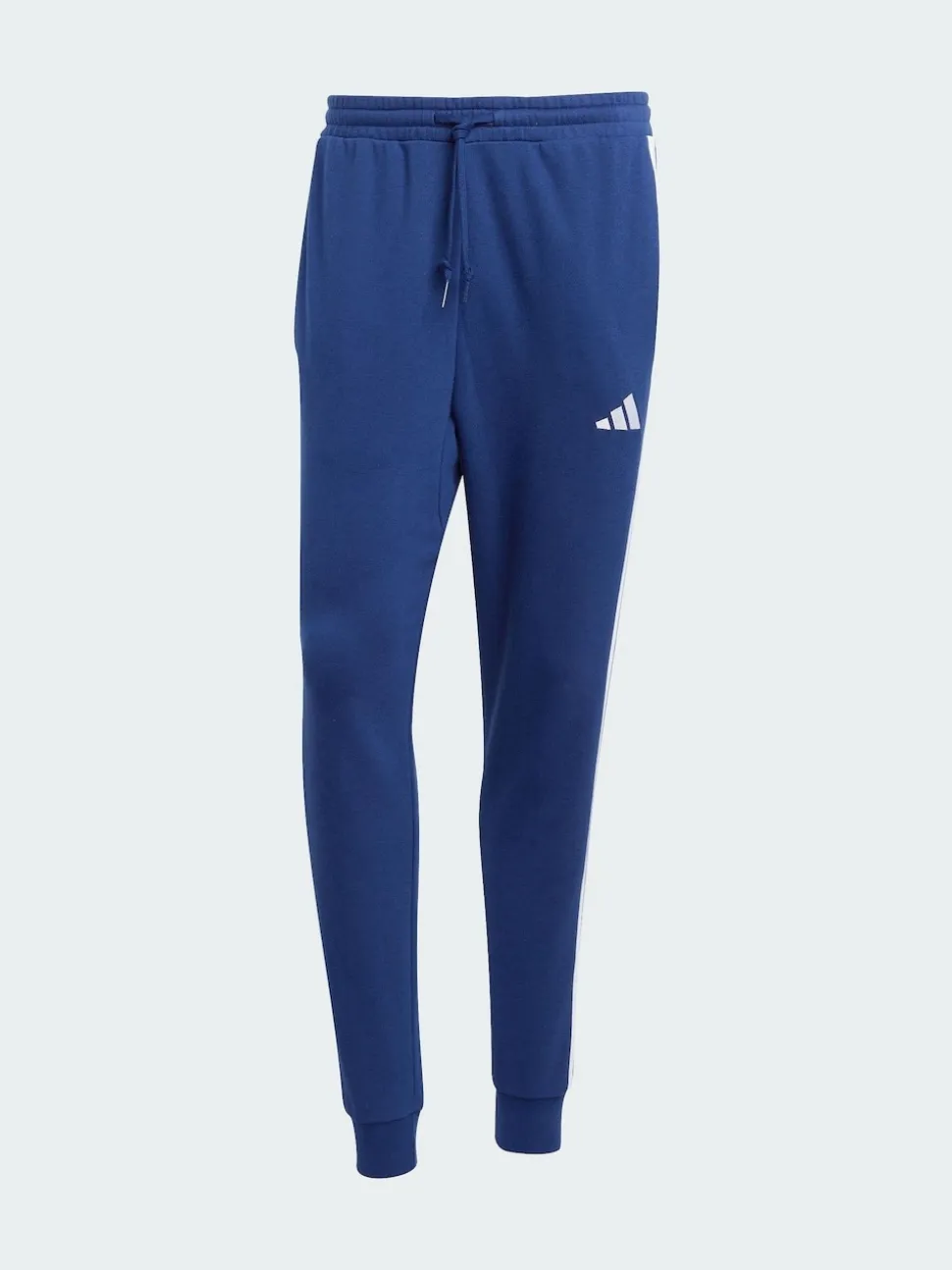adidas Blue Essential 3-Stripes French Terry Joggers