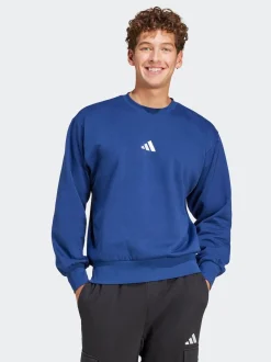 adidas Blue Essentials Feelcozy Fleece Sweatshirt