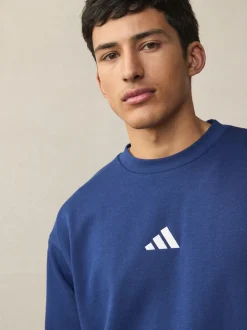 adidas Blue Essentials Feelcozy Fleece Sweatshirt