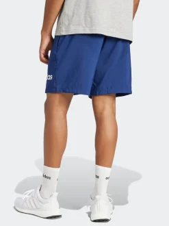adidas Blue Essentials Linear Logo Shorts