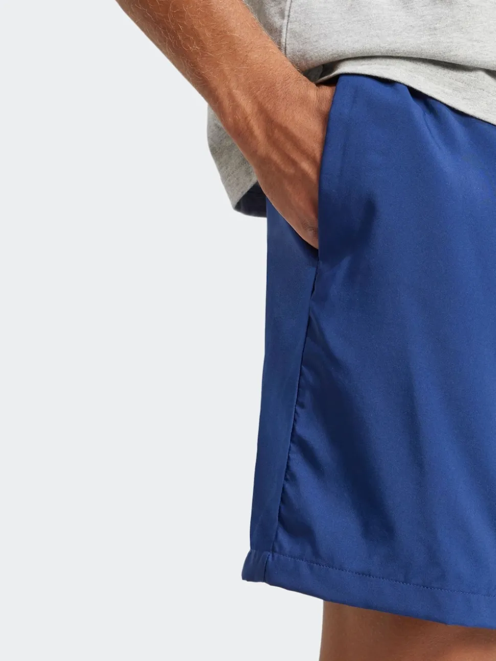 adidas Blue Essentials Linear Logo Shorts