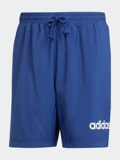 adidas Blue Essentials Linear Logo Shorts
