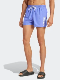 adidas Blue Essentials Logo CLX Shorts