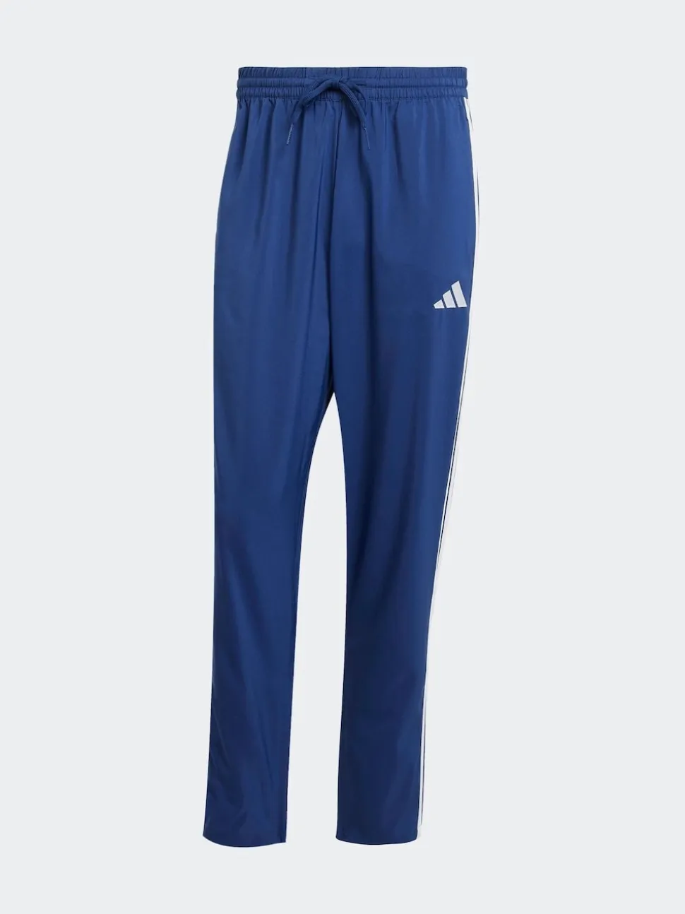 adidas Blue Essentials 3-Stripes Stanford Open Hem Joggers