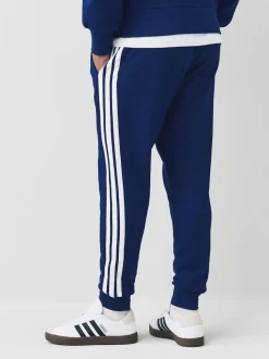 adidas Blue Essentials 3-Stripes Fleece Joggers