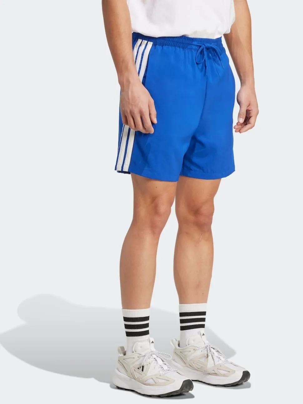 adidas Blue Essentials 3-Stripes Chelsea Shorts