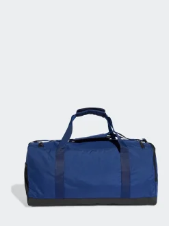 adidas Blue Linear Medium Duffel Bag
