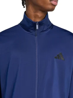 adidas Blue Navy Sportswear Basic 3-Stripes Tricot Tracksuit