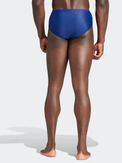 adidas Blue Solid Swim Trunks