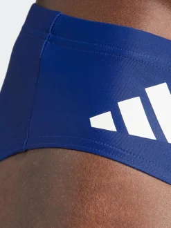 adidas Blue Solid Swim Trunks