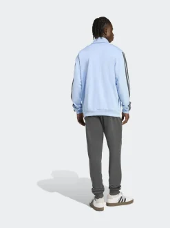adidas Blue Sportswear 3-Stripes Fleece Tracksuit