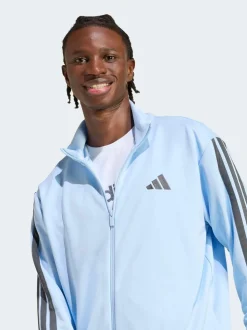 adidas Blue Sportswear 3-Stripes Fleece Tracksuit