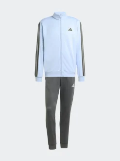 adidas Blue Sportswear 3-Stripes Fleece Tracksuit