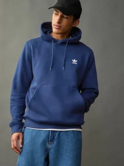 adidas Blue Trefoil Essentials Hoodie
