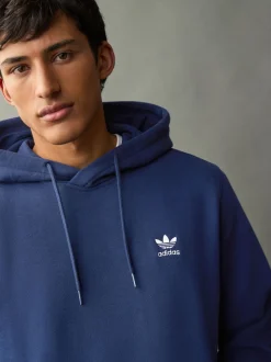 adidas Blue Trefoil Essentials Hoodie