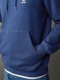 adidas Blue Trefoil Essentials Hoodie