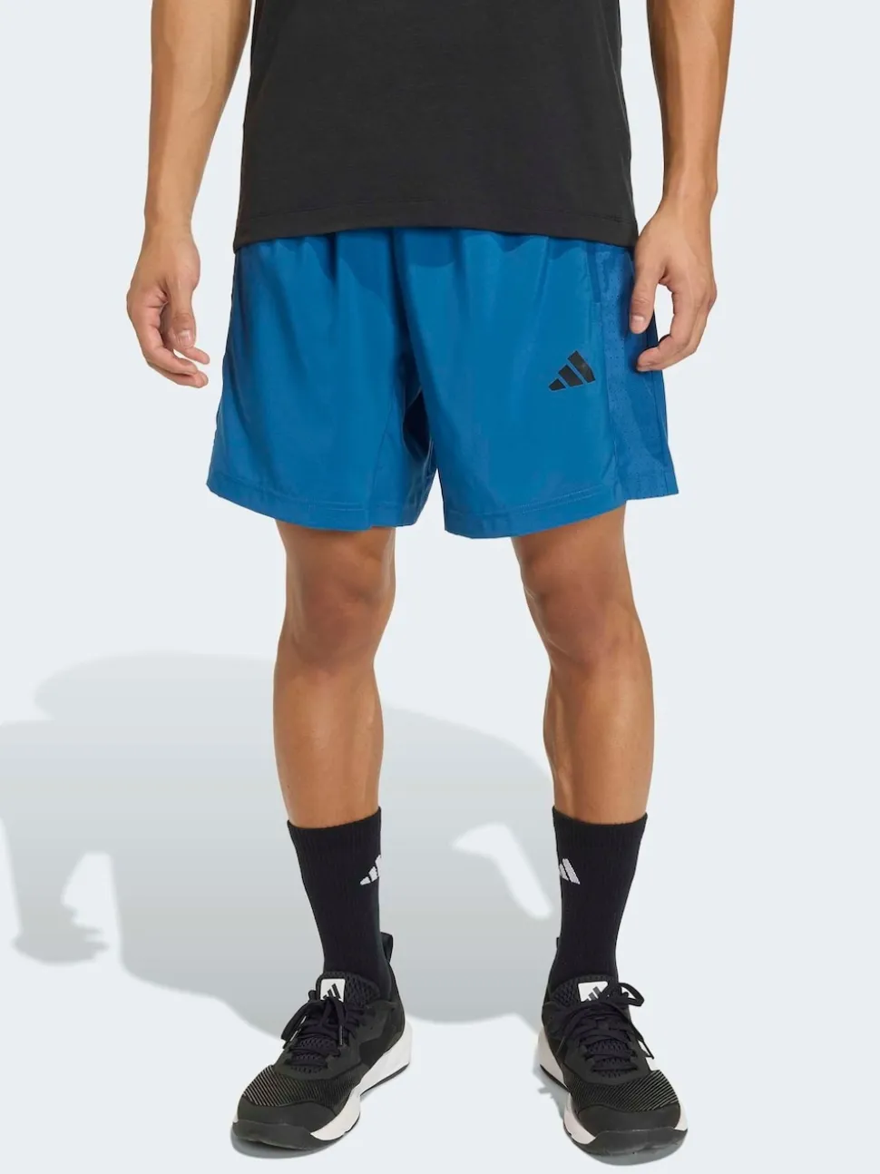 adidas Blue Workout Essentials Base Woven Shorts