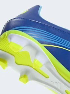 adidas Blue/Yellow Adult F50 Messi Club Firm Ground Boots