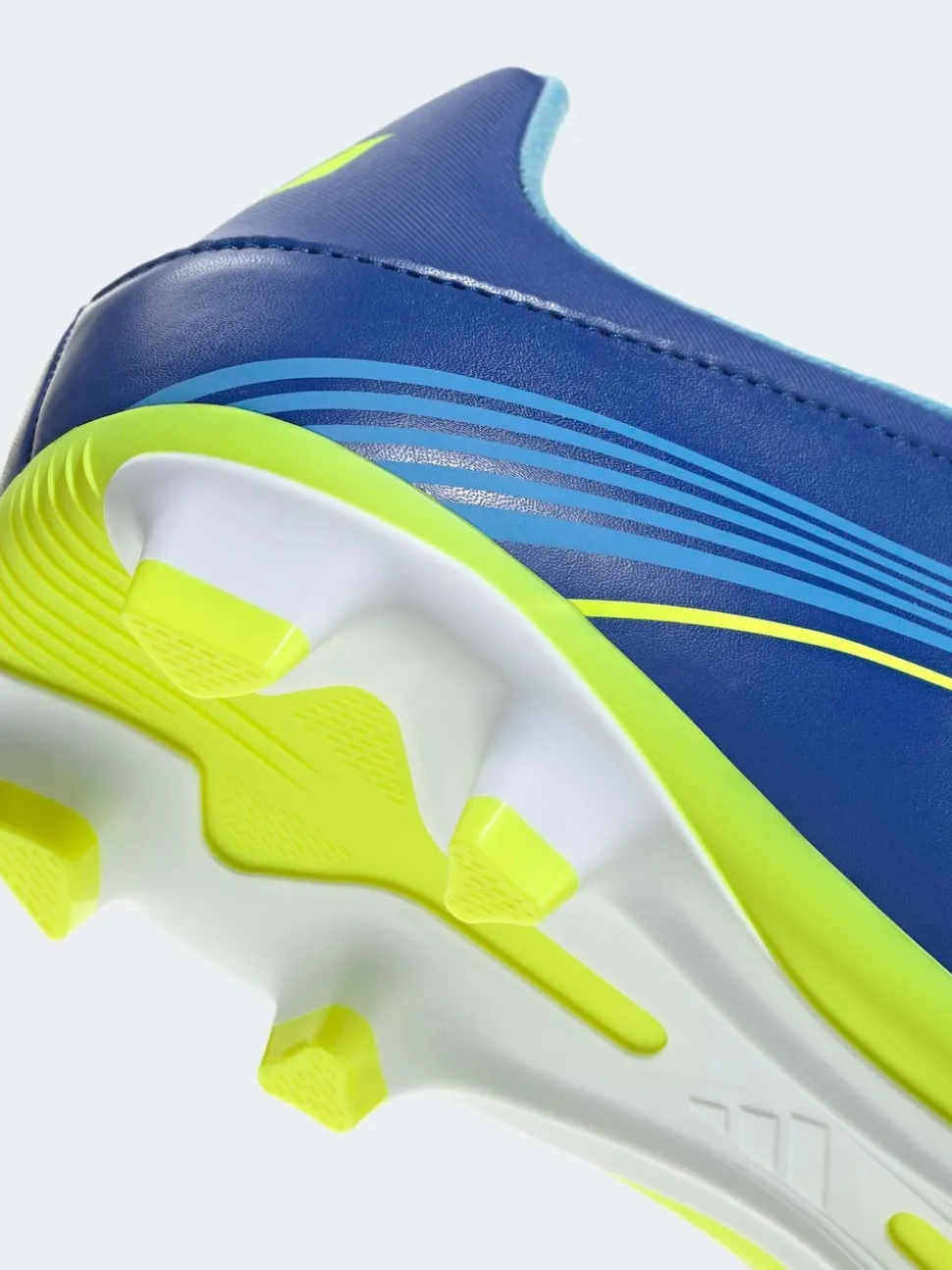 adidas Blue/Yellow Adult F50 Messi Club Firm Ground Boots