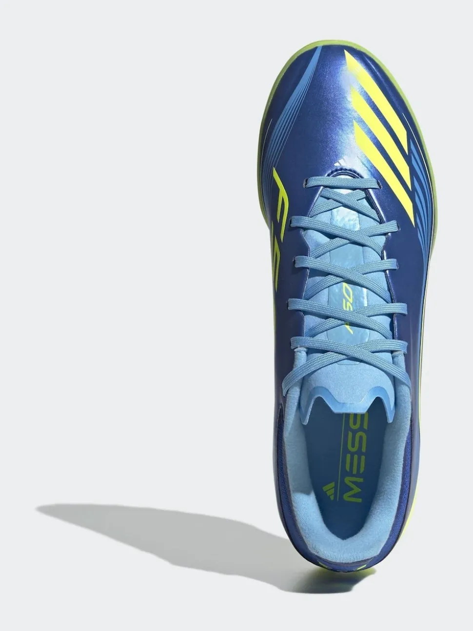 adidas Blue/Yellow Adult F50 Messi League Turf Boots