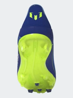 adidas Blue/Yellow Kids F50 Messi League Firm/Multi Ground Boots