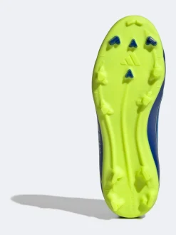 adidas Blue/Yellow Kids F50 Messi League Firm/Multi Ground Boots