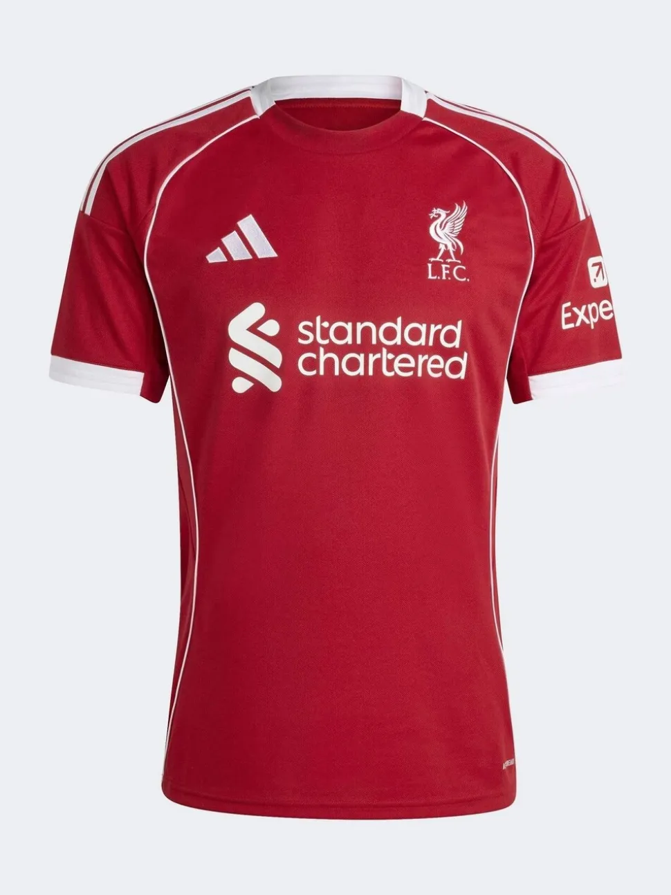 adidas Bright Red Liverpool FC 25/26 Home Jersey