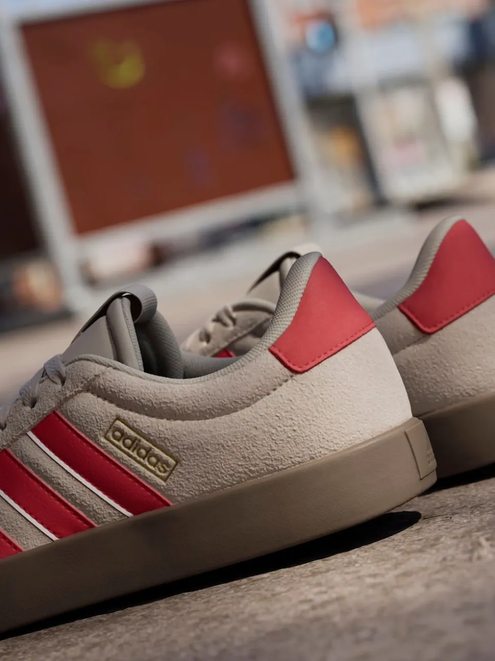 adidas Brown light VL Court Trainers