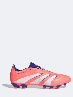adidas Coral/White Adult Predator League Multi Ground Boots