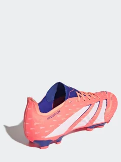 adidas Coral/White Adult Predator League Multi Ground Boots