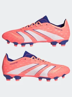 adidas Coral/White Adult Predator League Multi Ground Boots