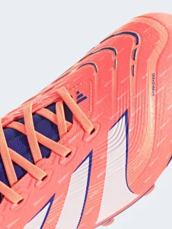 adidas Coral/White Adult Predator League Multi Ground Boots