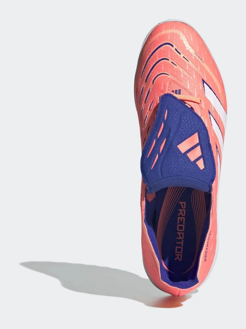 adidas Coral/White Adult Predator League Fold-Over Tongue Turf Boots