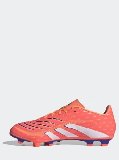 adidas Coral/White Adult Predator Club Firm/Multi Ground Boots