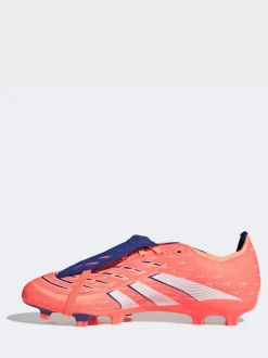 adidas Coral/White Adult Predator League Fold-Over Tongue Firm/Multi Ground Boots