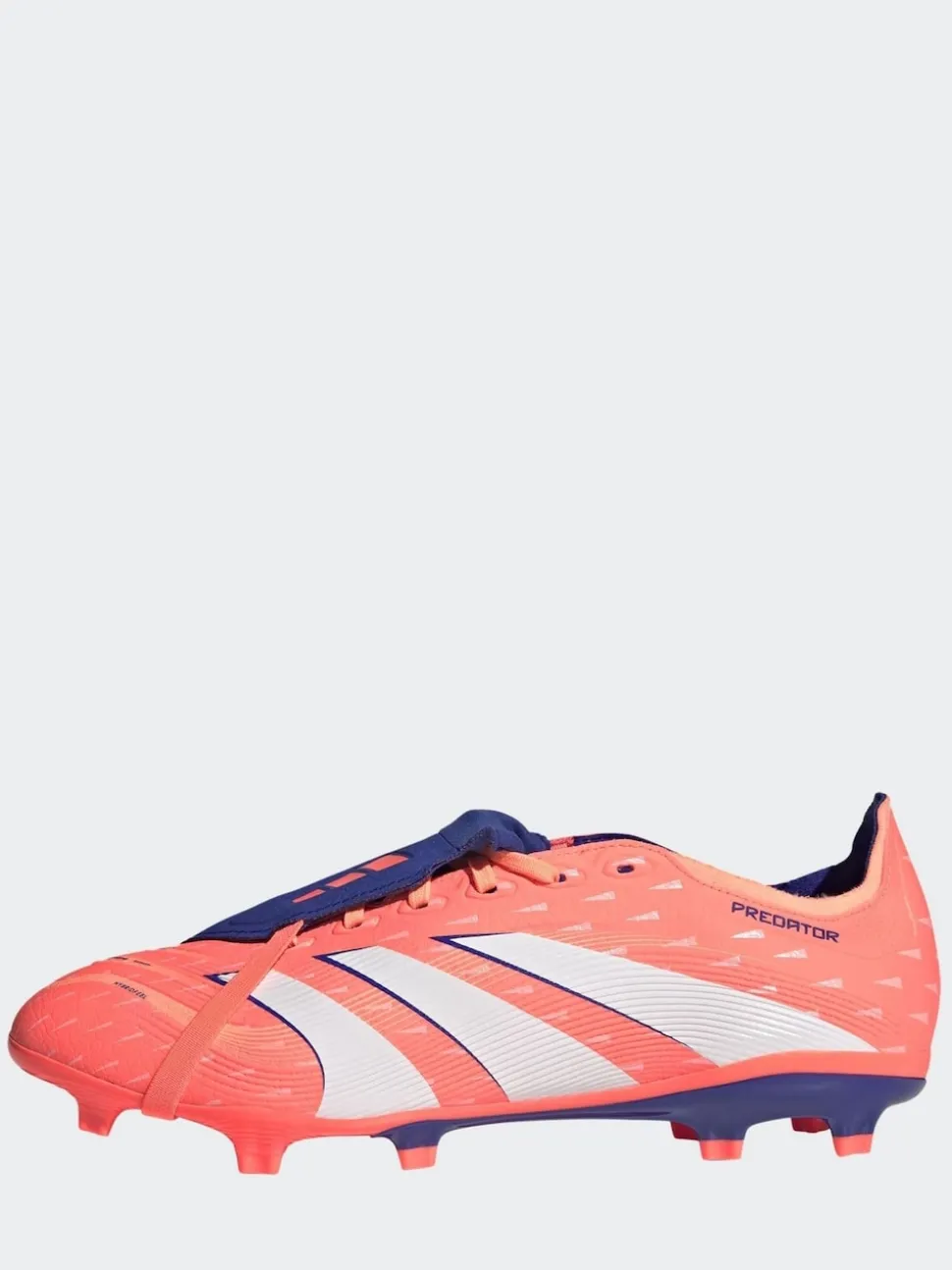 adidas Coral/White Adult Predator League Fold-Over Tongue Firm/Multi Ground Boots