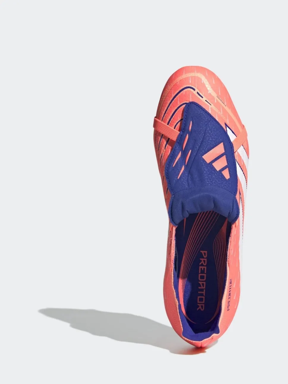 adidas Coral/White Adult Predator League Fold-Over Tongue Firm/Multi Ground Boots