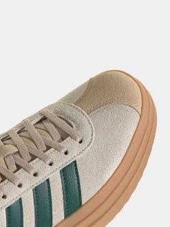 adidas Cream/Green VL Court Bold Trainers