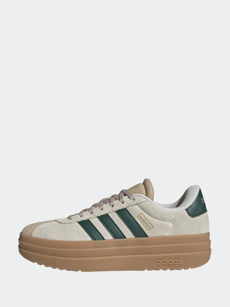 adidas Cream/Green VL Court Bold Trainers