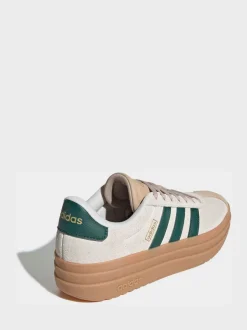 adidas Cream/Green VL Court Bold Trainers