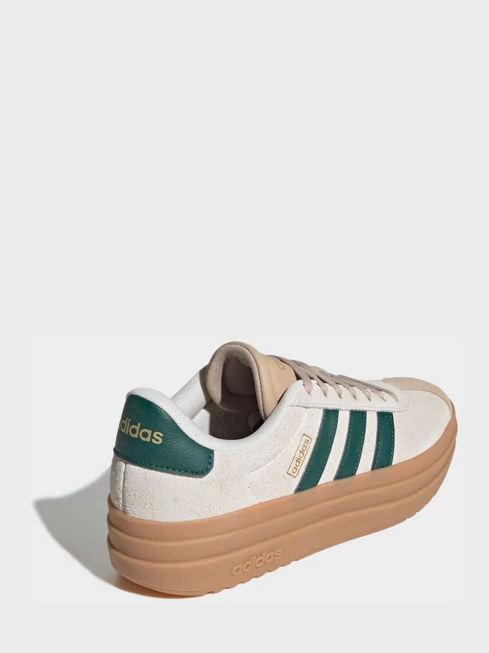 adidas Cream/Green VL Court Bold Trainers