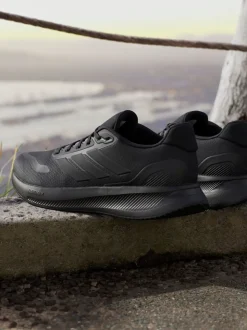 adidas Dark Black Runfalcon 5 Running Trainers
