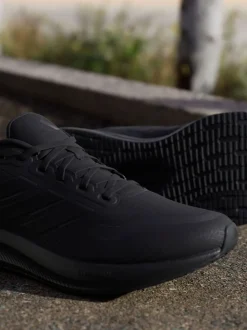 adidas Dark Black Runfalcon 5 Running Trainers