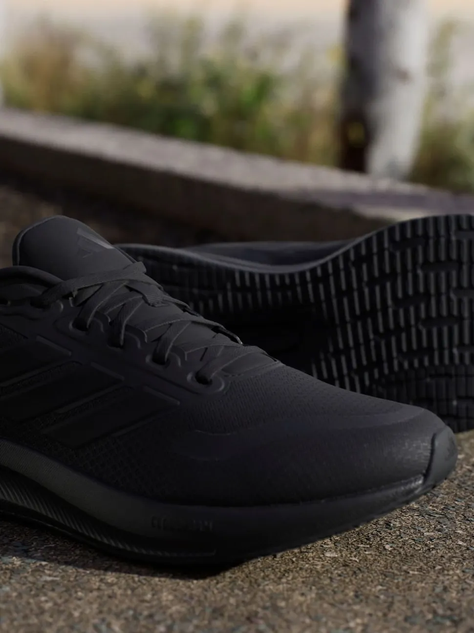 adidas Dark Black Runfalcon 5 Running Trainers