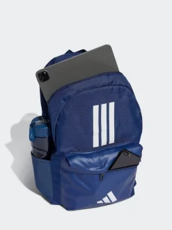 adidas Dark Blue Classic 3 Bar Logo Backpack
